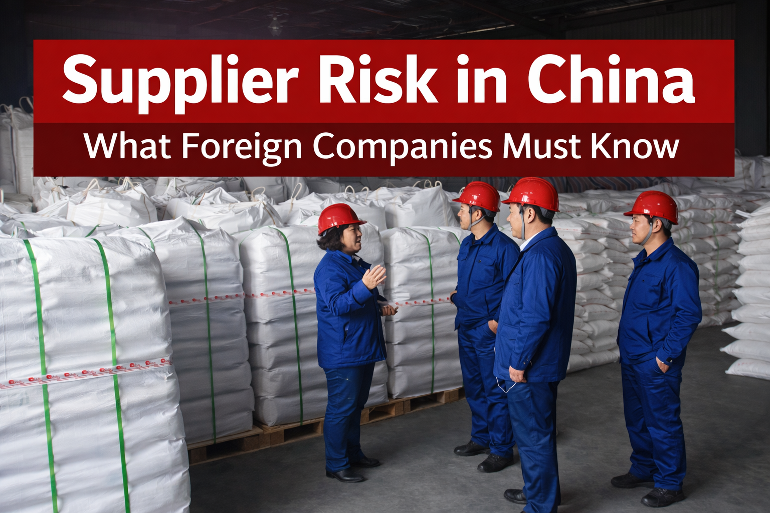 Supplier Risk in China: What Foreign Companies Need to Know